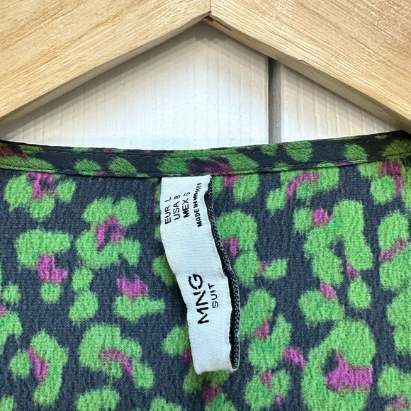 Mango Suit Printed Mini Dress - US 8 - Picture 3 of 4